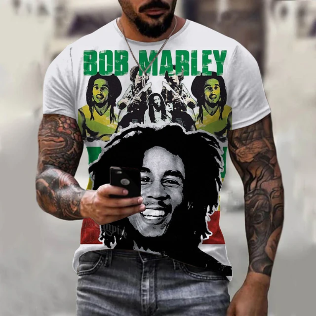 Cool Rock Bob Marley 3D Print Summer (3XL)