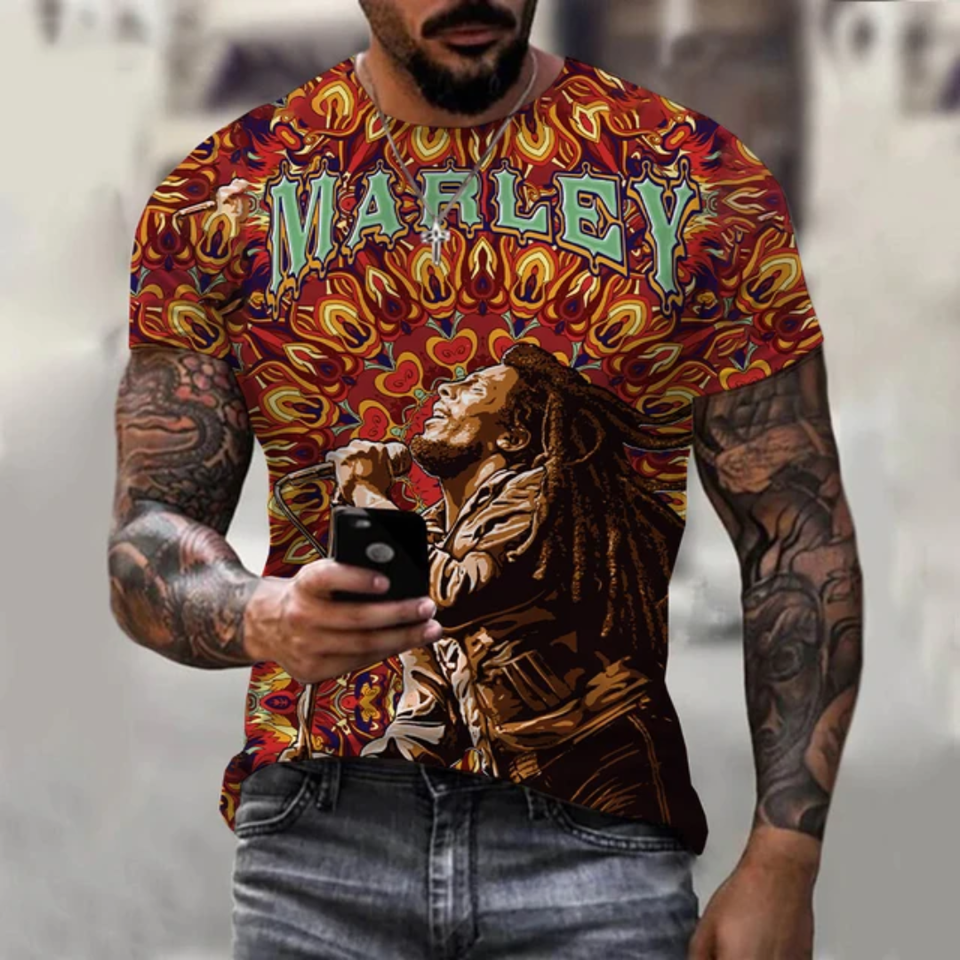 Cool Rock Bob Marley 3D Print Summer