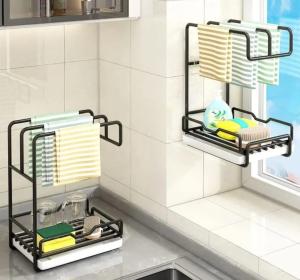 Wipe Layout Shelf and Wall Hanging Towel
