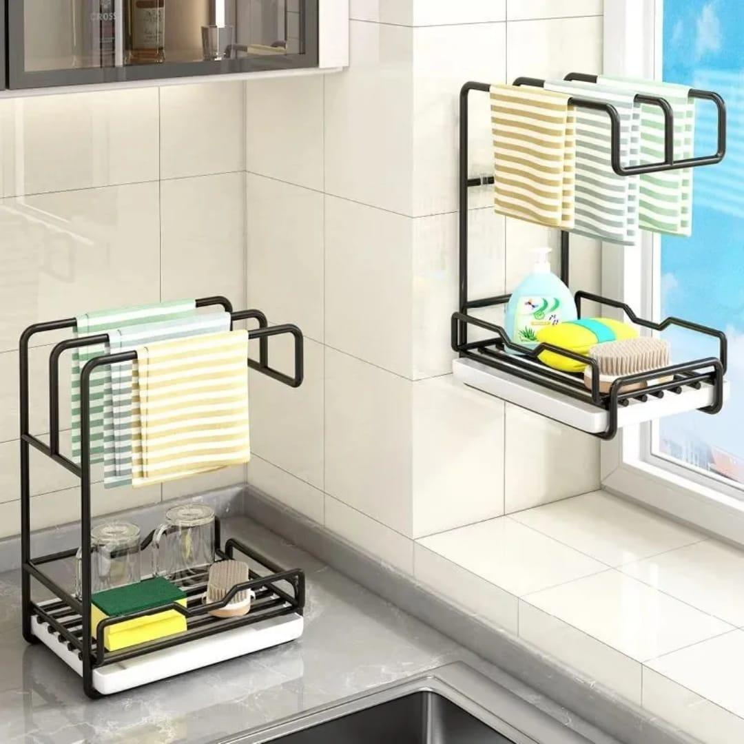 Wipe Layout Shelf and Wall Hanging Towel