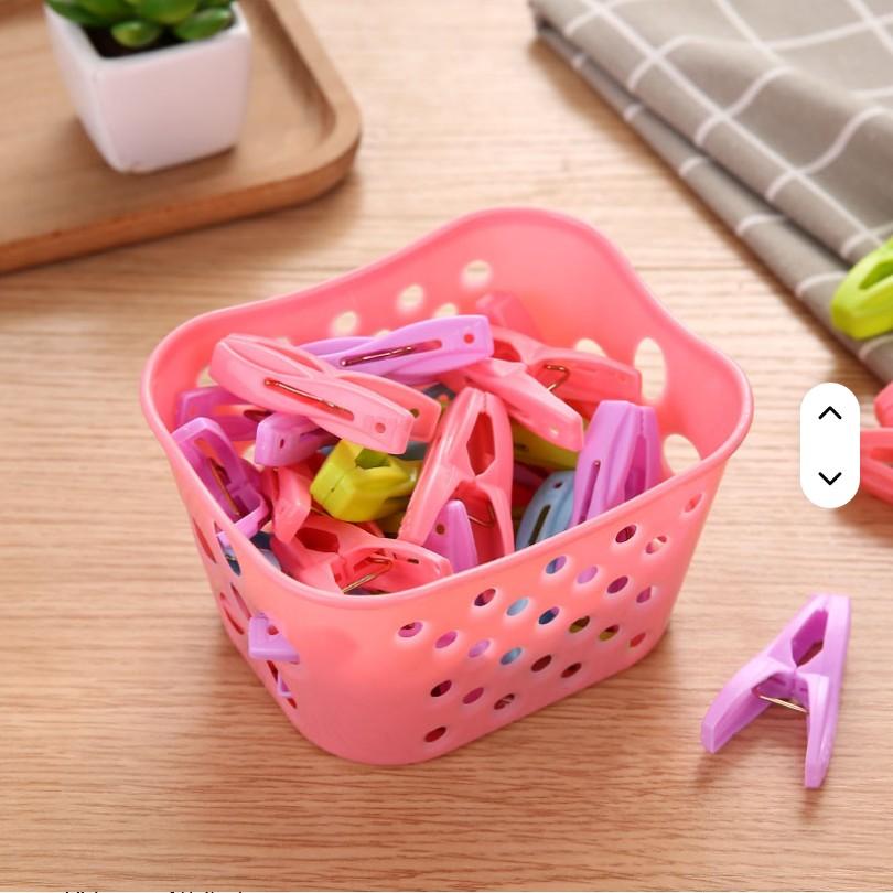 Outdoor Windproof 30Pcs Clothes Pegs Plastic