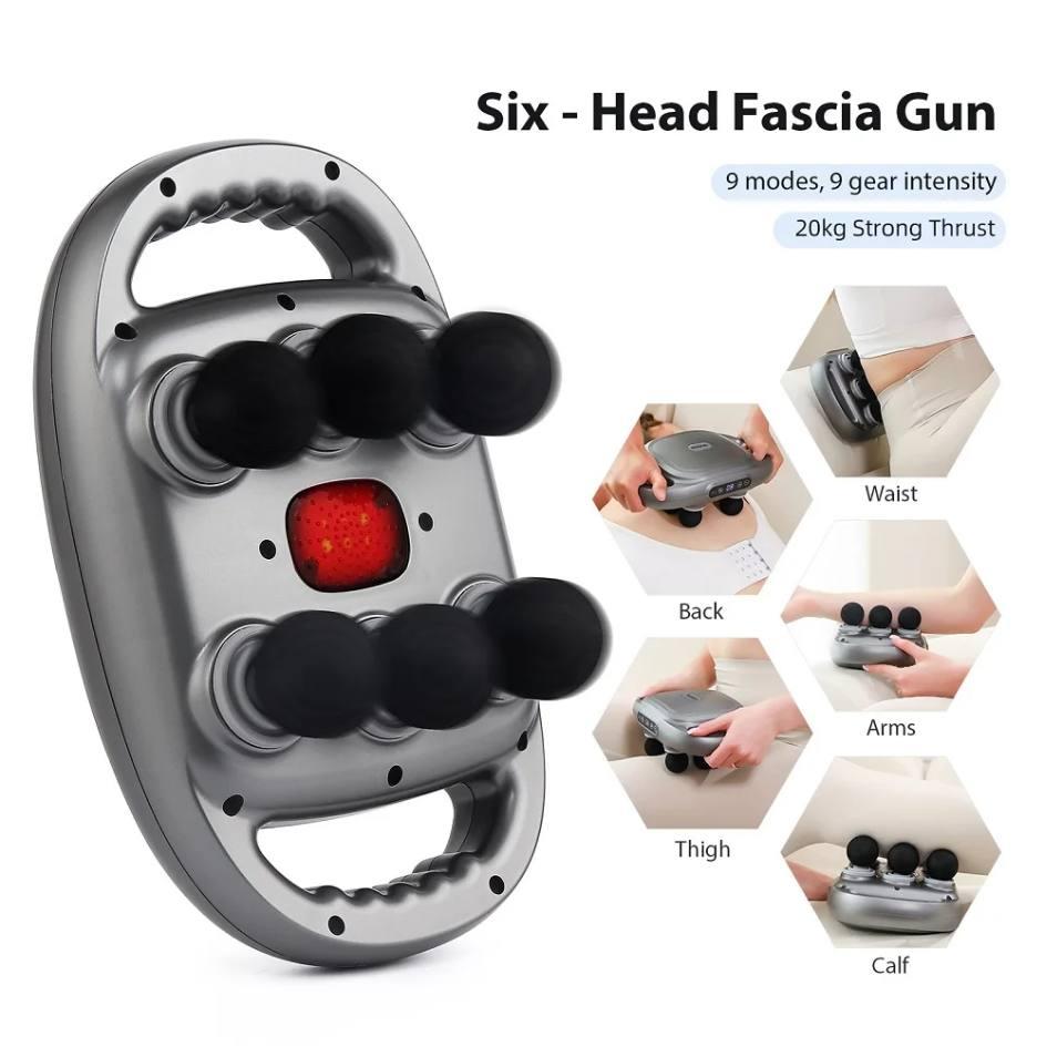 Six Headed Massage Gun